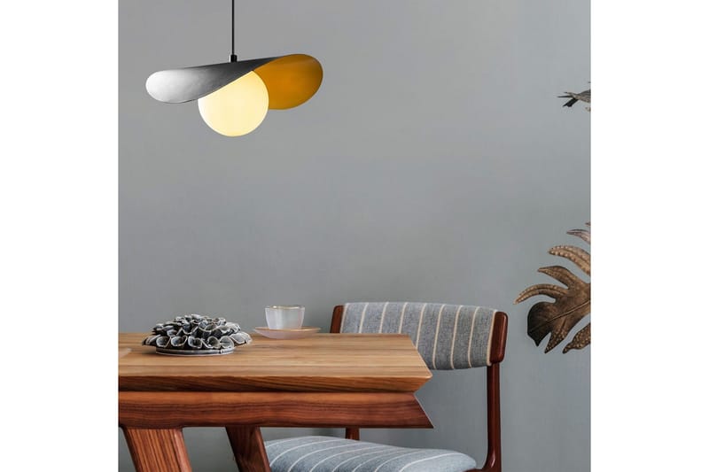 Loftlampe Pelyn Sort / Hvid - Sort / Hvid - Belysning - Lamper & indendørsbelysning - Loftlampe - Pendellamper & hængelamper