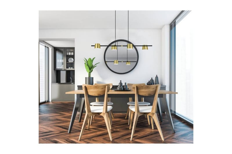 Loftpendel Eglo Altamira Sort/Messing - Belysning - Lamper & indendørsbelysning - Loftlampe - Pendellamper & hængelamper