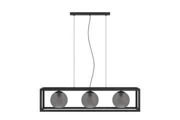 Loftpendel Eglo Arangona Sort/Grå Ramme med 3 lamper - Belysning - Lamper & indendørsbelysning - Loftlampe - Pendellamper & hængelamper