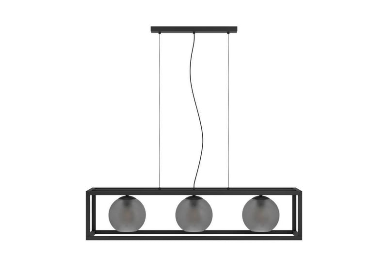Loftpendel Eglo Arangona Sort/Grå Ramme med 3 lamper - Belysning - Lamper & indendørsbelysning - Loftlampe - Pendellamper & hængelamper