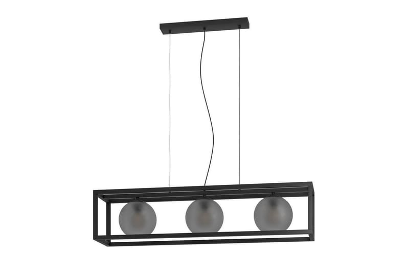 Loftpendel Eglo Arangona Sort/Grå Ramme med 3 lamper - Belysning - Lamper & indendørsbelysning - Loftlampe - Pendellamper & hængelamper