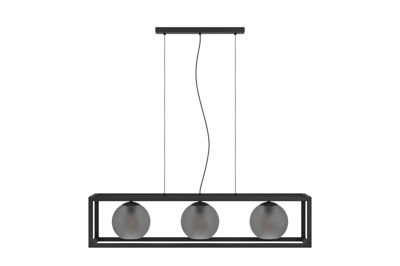 Loftpendel Eglo Arangona Sort/Grå Ramme med 3 lamper - Belysning - Lamper & indendørsbelysning - Loftlampe - Pendellamper & hængelamper