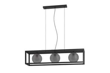 Loftpendel Eglo Arangona Sort/Grå Ramme med 3 lamper - Belysning - Lamper & indendørsbelysning - Loftlampe - Pendellamper & hængelamper