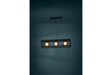 Loftpendel Eglo Arangona Sort/Grå Ramme med 3 lamper - Belysning - Lamper & indendørsbelysning - Loftlampe - Pendellamper & hængelamper