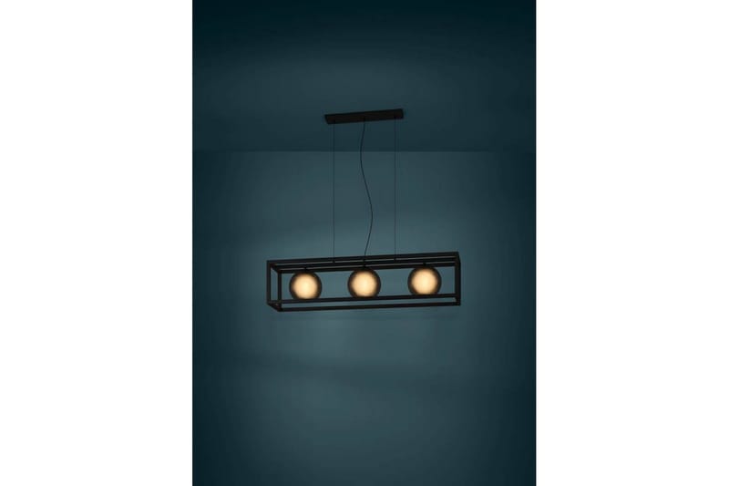 Loftpendel Eglo Arangona Sort/Grå Ramme med 3 lamper - Belysning - Lamper & indendørsbelysning - Loftlampe - Pendellamper & hængelamper