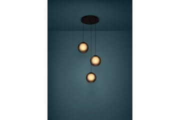 Loftpendel Eglo Arangona Sort/Grå Rondel med 3 lamper - Belysning - Lamper & indendørsbelysning - Loftlampe - Pendellamper & hængelamper