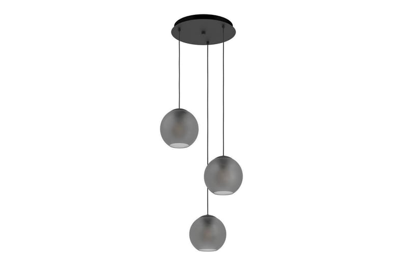 Loftpendel Eglo Arangona Sort/Grå Rondel med 3 lamper - Belysning - Lamper & indendørsbelysning - Loftlampe - Pendellamper & hængelamper