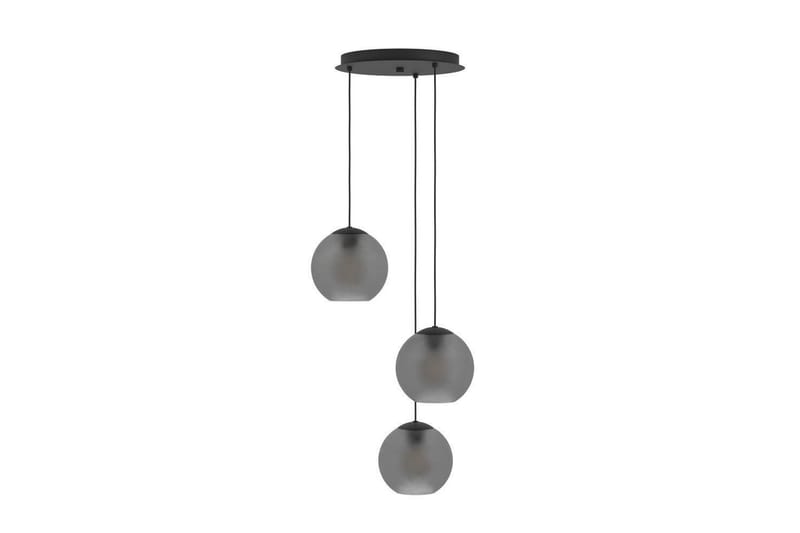Loftpendel Eglo Arangona Sort/Grå Rondel med 3 lamper - Belysning - Lamper & indendørsbelysning - Loftlampe - Pendellamper & hængelamper