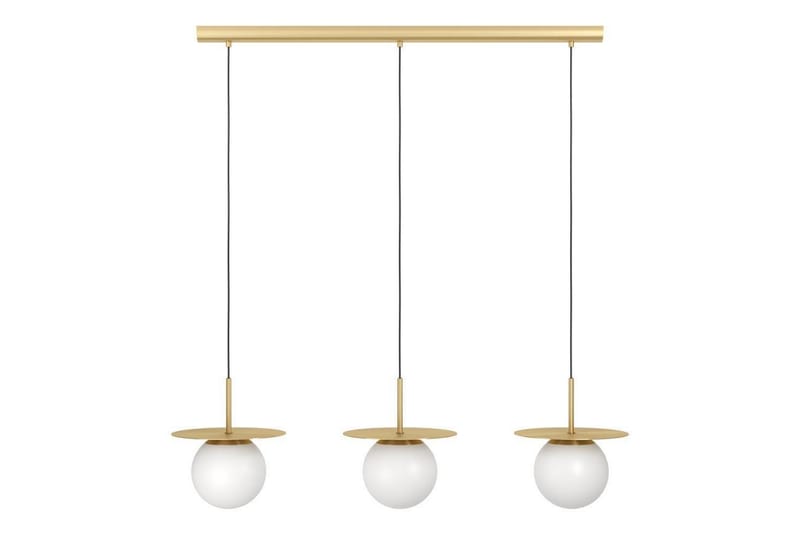 Loftpendel Eglo Arenales Messing/Opalhvid med 3 Lamper - Belysning - Lamper & indendørsbelysning - Loftlampe - Pendellamper & h�ængelamper
