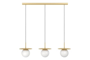 Loftpendel Eglo Arenales Messing/Opalhvid med 3 Lamper - Belysning - Lamper & indendørsbelysning - Loftlampe - Pendellamper & hængelamper