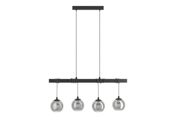 Loftpendel Eglo Argallo Sort/Transparent med 4 lamper - Belysning - Lamper & indendørsbelysning - Loftlampe - Pendellamper & hængelamper