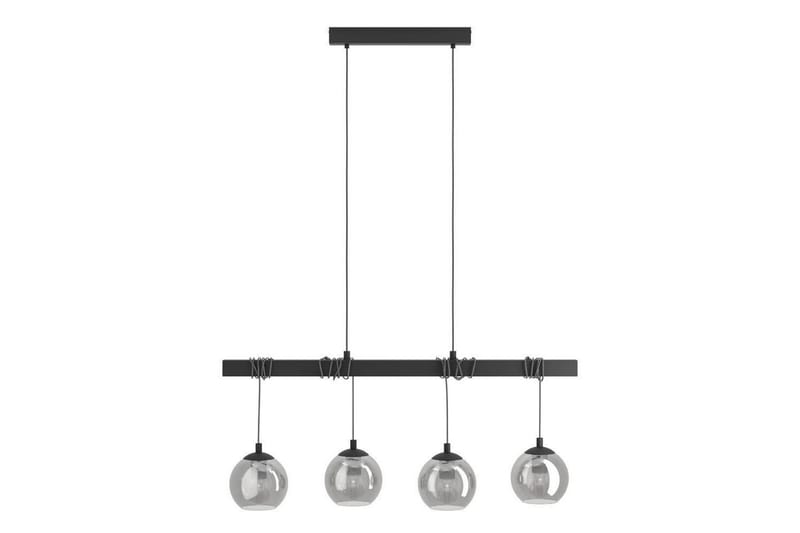 Loftpendel Eglo Argallo Sort/Transparent med 4 lamper - Belysning - Lamper & indendørsbelysning - Loftlampe - Pendellamper & hængelamper