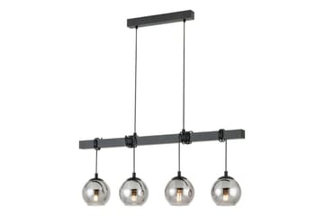 Loftpendel Eglo Argallo Sort/Transparent med 4 lamper - Belysning - Lamper & indendørsbelysning - Loftlampe - Pendellamper & hængelamper