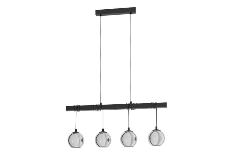 Loftpendel Eglo Argallo Sort/Transparent med 4 lamper - Belysning - Lamper & indendørsbelysning - Loftlampe - Pendellamper & hængelamper