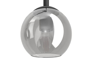 Loftpendel Eglo Argallo Sort/Transparent med 4 lamper - Belysning - Lamper & indendørsbelysning - Loftlampe - Pendellamper & hængelamper