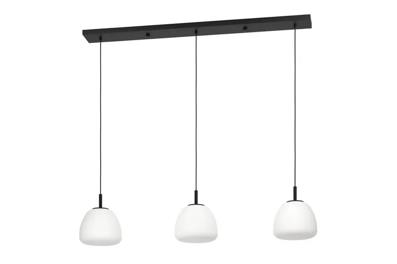 Loftpendel Eglo Balmes Sort/Opalhvid med 3 Lamper, undefined