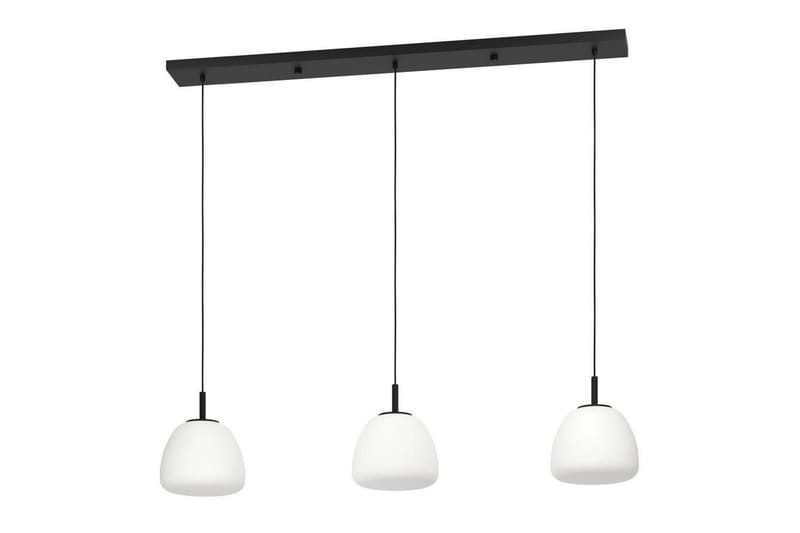 Loftpendel Eglo Balmes Sort/Opalhvid med 3 Lamper, undefined