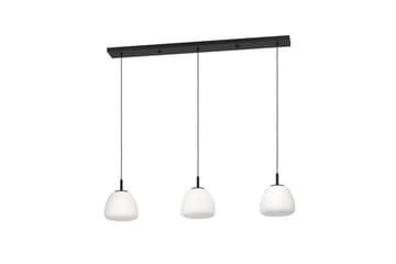 Loftpendel Eglo Balmes Sort/Opalhvid med 3 Lamper - Belysning - Lamper & indendørsbelysning - Loftlampe - Pendellamper & hængelamper