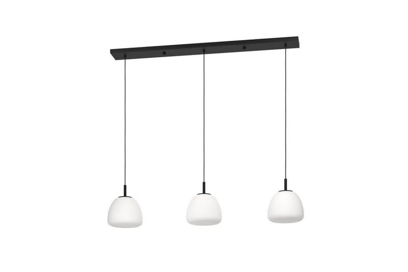 Loftpendel Eglo Balmes Sort/Opalhvid med 3 Lamper - Belysning - Lamper & indendørsbelysning - Loftlampe - Pendellamper & hængelamper
