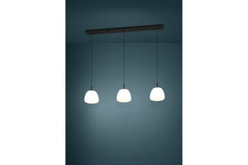 Loftpendel Eglo Balmes Sort/Opalhvid med 3 Lamper - Belysning - Lamper & indendørsbelysning - Loftlampe - Pendellamper & hængelamper