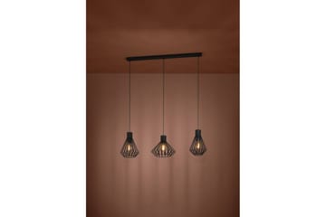 Loftpendel Eglo Basidano Sort med 3 Lamper - Belysning - Lamper & indendørsbelysning - Loftlampe - Pendellamper & hængelamper