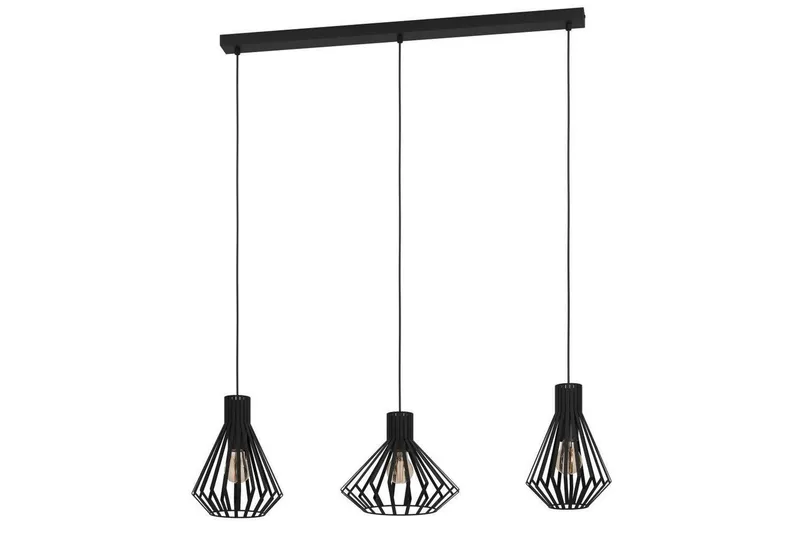Loftpendel Eglo Basidano Sort med 3 Lamper, undefined