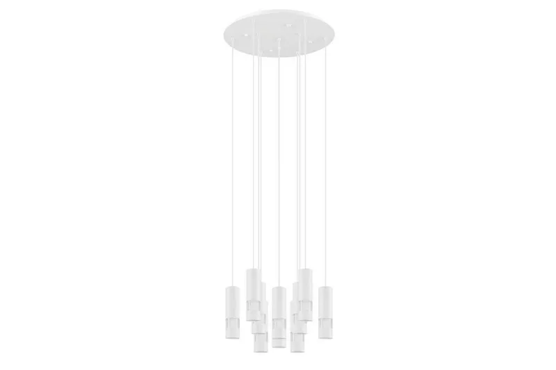 Loftpendel Eglo Bernabeta Hvid Rondel med 10 Lamper, undefined