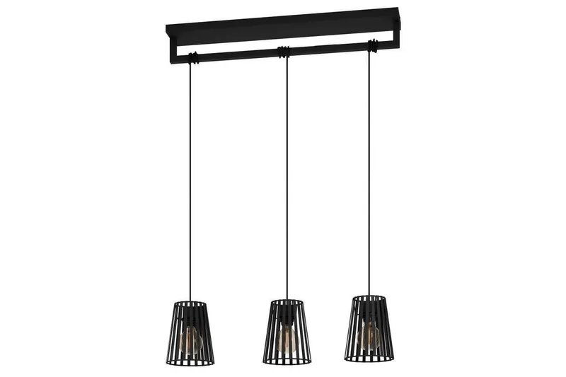 Loftpendel Eglo Bogota Sort med 3 Lamper, undefined