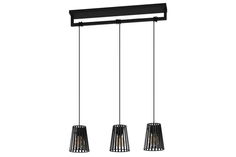 Loftpendel Eglo Bogota Sort med 3 Lamper - Belysning - Lamper & indendørsbelysning - Loftlampe - Pendellamper & hængelamper