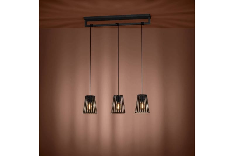Loftpendel Eglo Bogota Sort med 3 Lamper - Belysning - Lamper & indendørsbelysning - Loftlampe - Pendellamper & hængelamper