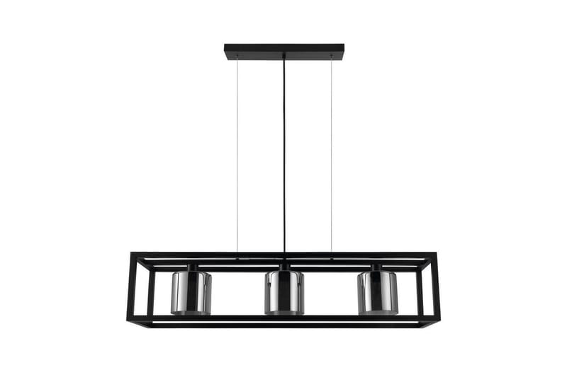 Loftpendel Eglo Brisling Sort/Transparent Ramme med 3 Lamper - Belysning - Lamper & indendørsbelysning - Loftlampe - Pendellamper & hængelamper