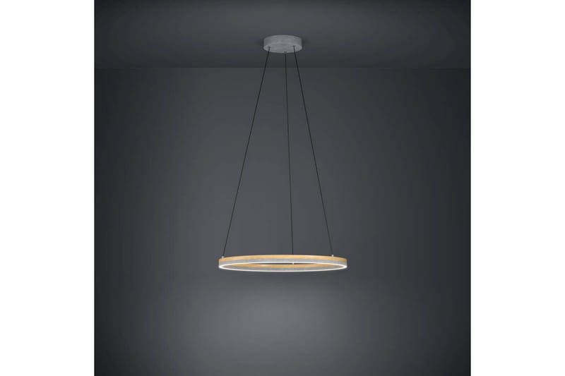 Loftpendel Eglo Cadinaro Grå/Træ Rund - Belysning - Lamper & indendørsbelysning - Loftlampe - Pendellamper & hængelamper