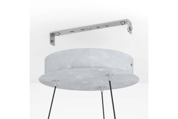 Loftpendel Eglo Cadinaro Grå/Træ Rund - Belysning - Lamper & indendørsbelysning - Loftlampe - Pendellamper & hængelamper