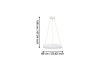 Loftpendel Eglo Campo Rosso Hvid Rund - Belysning - Lamper & indendørsbelysning - Loftlampe - Pendellamper & hængelamper