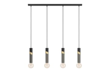 Loftpendel Eglo Cedral Sort/Messing med 4 Lamper - Belysning - Lamper & indendørsbelysning - Loftlampe - Pendellamper & hængelamper