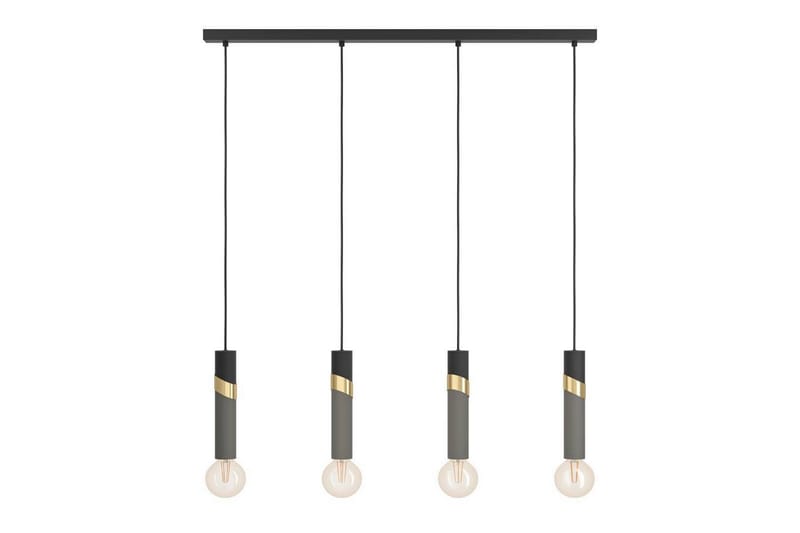 Loftpendel Eglo Cedral Sort/Messing med 4 Lamper - Belysning - Lamper & indendørsbelysning - Loftlampe - Pendellamper & hængelamper
