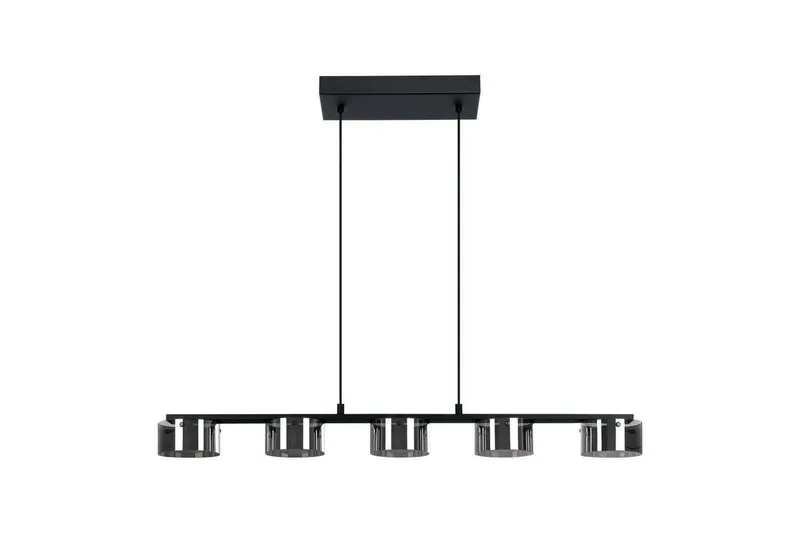 Loftpendel Eglo Copillos Sort/Transparent med 5 Lamper, undefined