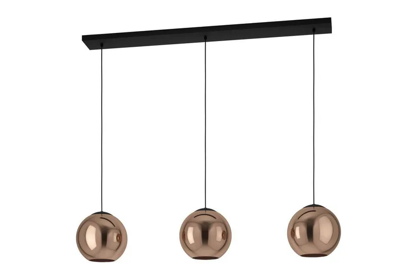 Loftpendel Eglo Cordoba Sort/Kobber med 3 Lamper, undefined