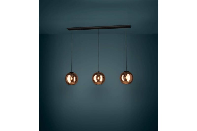 Loftpendel Eglo Cordoba Sort/Kobber med 3 Lamper - Belysning - Lamper & indendørsbelysning - Loftlampe - Pendellamper & hængelamper