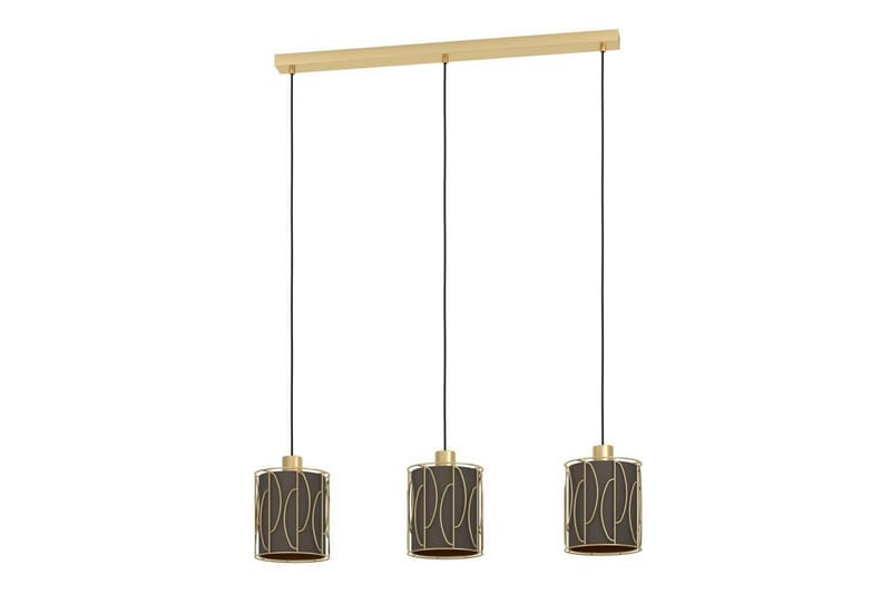 Loftpendel Eglo Corojal Cappuccino/Messing med 3 Lamper - Belysning - Lamper & indendørsbelysning - Loftlampe - Pendellamper & hængelamper