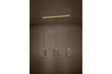 Loftpendel Eglo Corojal Cappuccino/Messing med 3 Lamper - Belysning - Lamper & indendørsbelysning - Loftlampe - Pendellamper & hængelamper