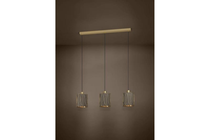 Loftpendel Eglo Corojal Cappuccino/Messing med 3 Lamper - Belysning - Lamper & indendørsbelysning - Loftlampe - Pendellamper & hængelamper