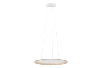 Loftpendel Eglo Dehesa Rondel Hvid/Natur - Belysning - Lamper & indendørsbelysning - Loftlampe - Pendellamper & hængelamper