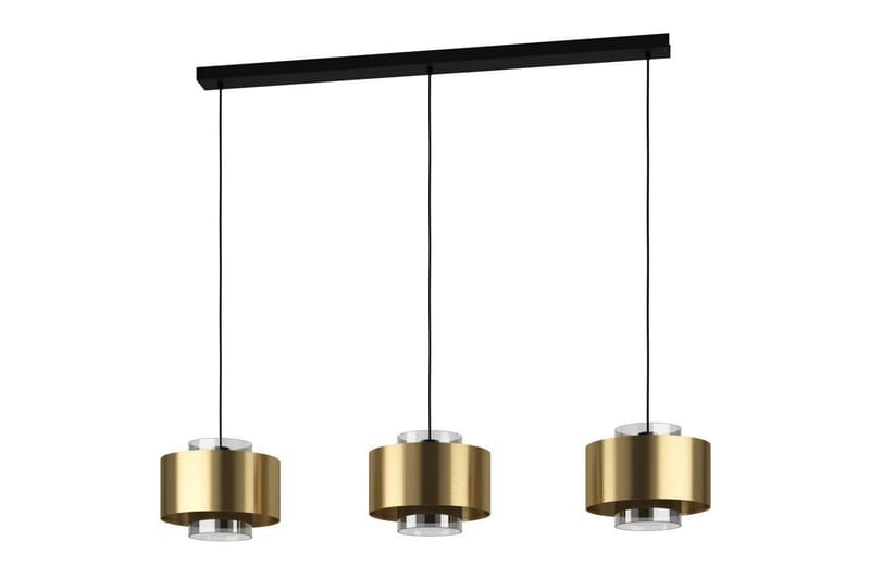 Loftpendel Eglo Duglia Transparent/Guld med 3 Lamper - Belysning - Lamper & indendørsbelysning - Loftlampe - Pendellamper & hængelamper