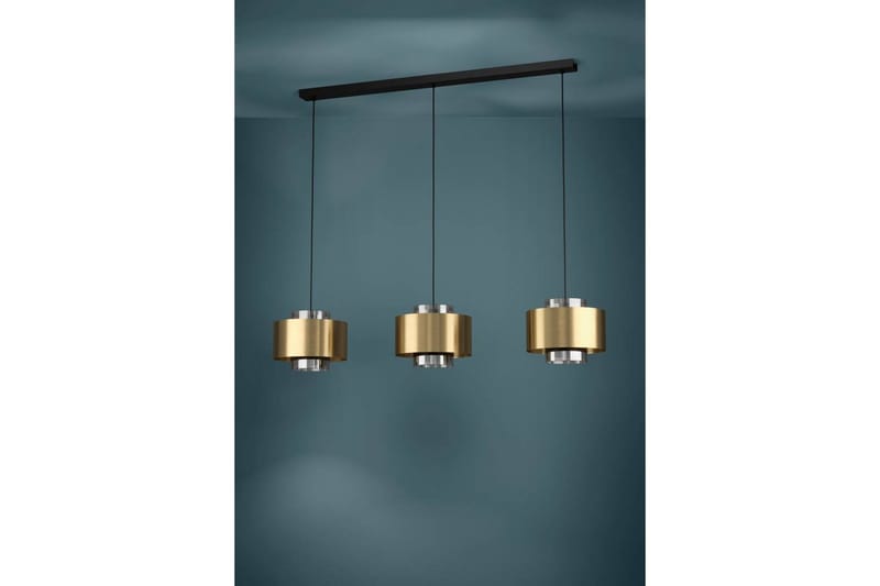 Loftpendel Eglo Duglia Transparent/Guld med 3 Lamper - Belysning - Lamper & indendørsbelysning - Loftlampe - Pendellamper & hængelamper