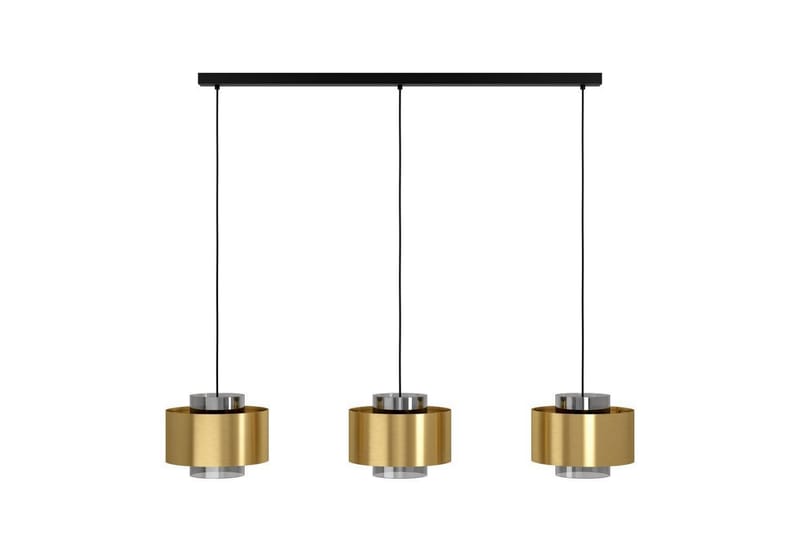 Loftpendel Eglo Duglia Transparent/Guld med 3 Lamper - Belysning - Lamper & indendørsbelysning - Loftlampe - Pendellamper & hængelamper
