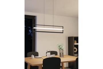 Loftpendel Eglo Farneta Sort/Satin Ramme - Belysning - Lamper & indendørsbelysning - Loftlampe - Pendellamper & hængelamper