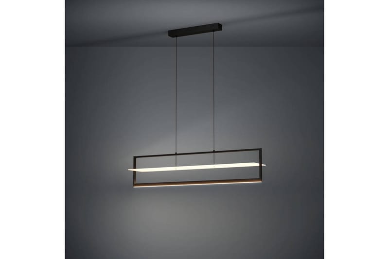 Loftpendel Eglo Farneta Sort/Satin Ramme - Belysning - Lamper & indendørsbelysning - Loftlampe - Pendellamper & hængelamper