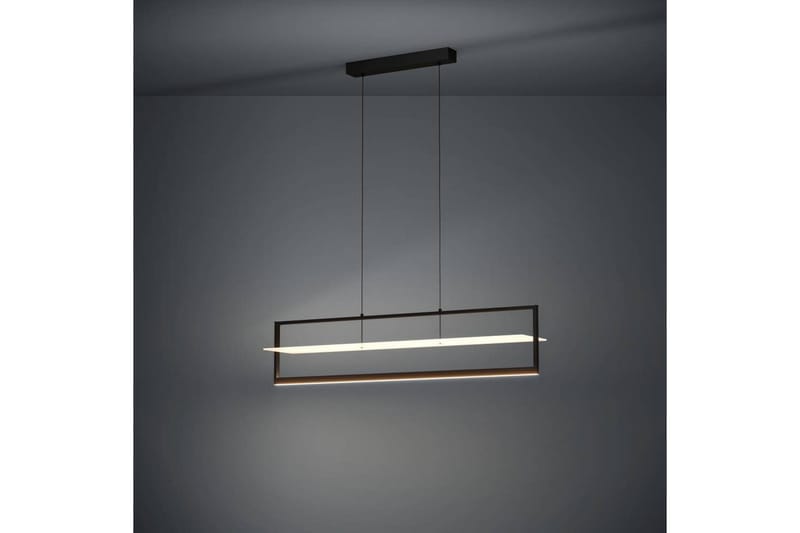 Loftpendel Eglo Farneta Sort/Satin Ramme - Belysning - Lamper & indendørsbelysning - Loftlampe - Pendellamper & hængelamper