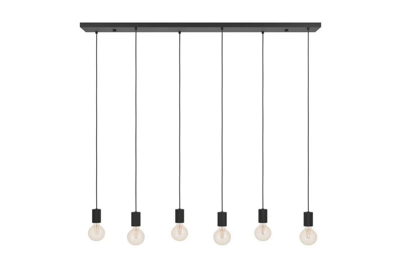 Loftpendel Eglo Huebro Sort med 6 Lamper - Belysning - Lamper & indendørsbelysning - Loftlampe - Pendellamper & hængelamper